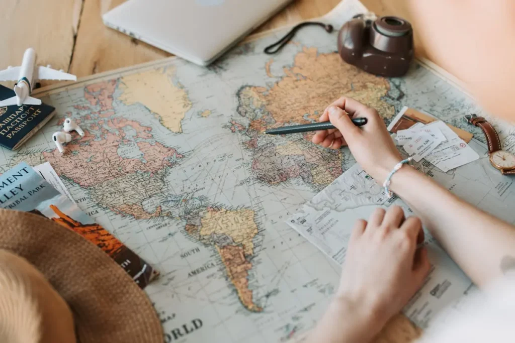 Morocco motorhome travel documents including passport, Green Card insurance and V5C logbook