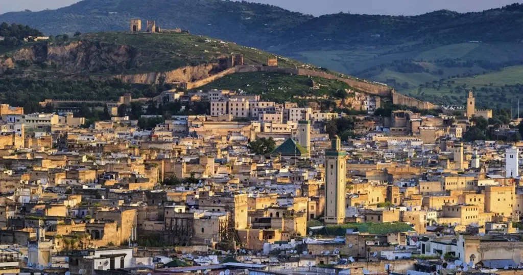 Ancient medina of Fes Morocco founded during the Idrisid Dynasty