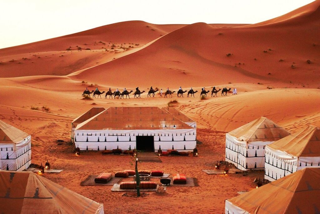 Sleep in Sahara Desert Morocco