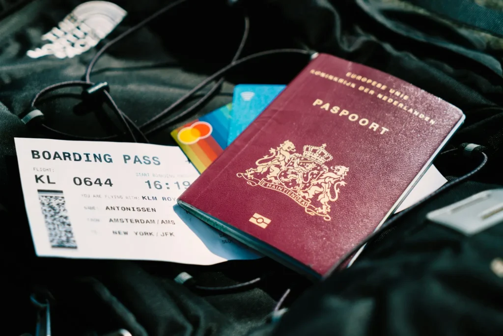 Moroccan residency permit paperwork and passport for expats moving to Morocco